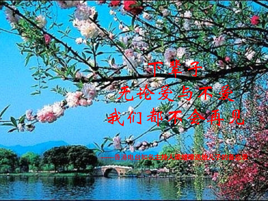 无论爱与不爱们都不会再见.ppt_第1页