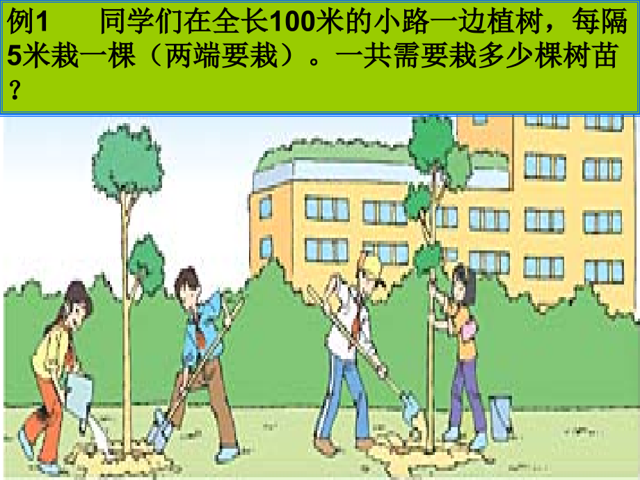 人教版四年级植树问题课件.ppt_第2页