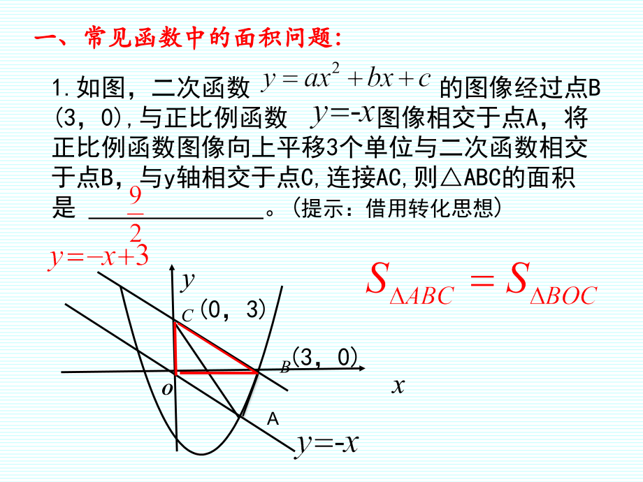 二次函数的面积计算问题.ppt_第2页