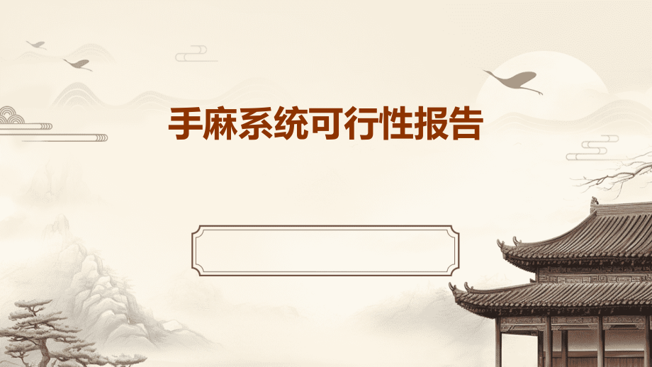手麻系统可行性报告.pptx_第1页