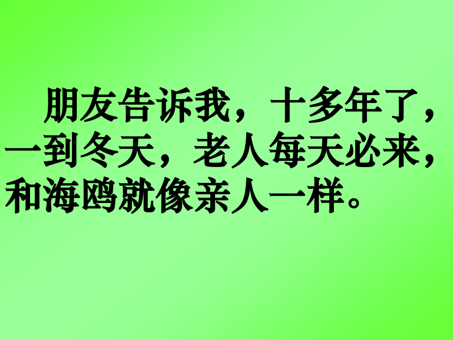 人教版六年级语文上B21《老人与海鸥》课件1.ppt_第2页