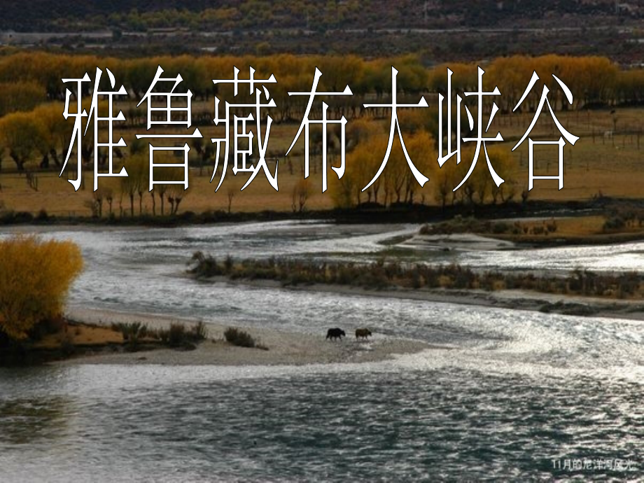 人教版小语四上02《雅鲁藏布大峡谷》课件.ppt_第1页