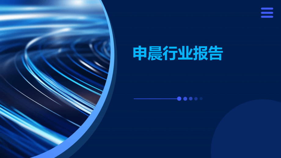 申晨行业报告.pptx_第1页