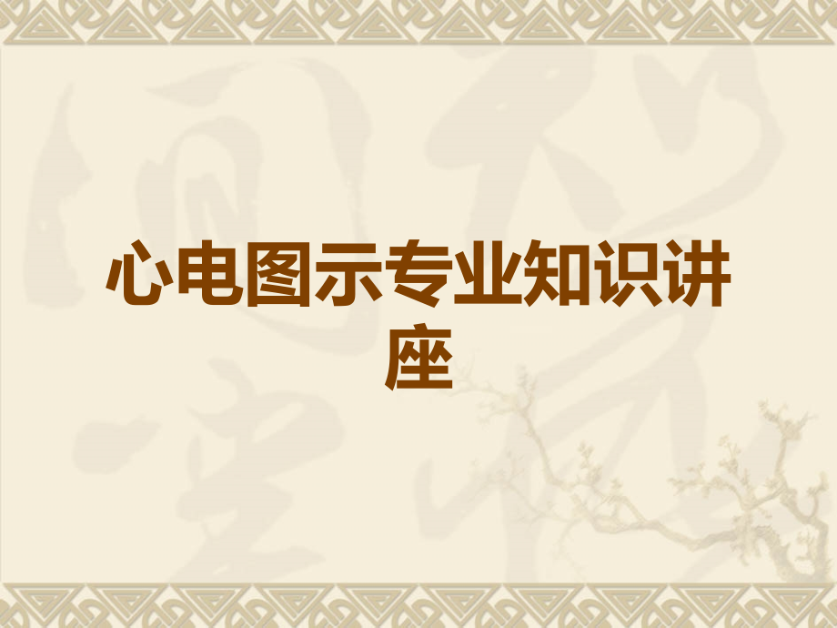 心电图示专业知识讲座.ppt_第1页