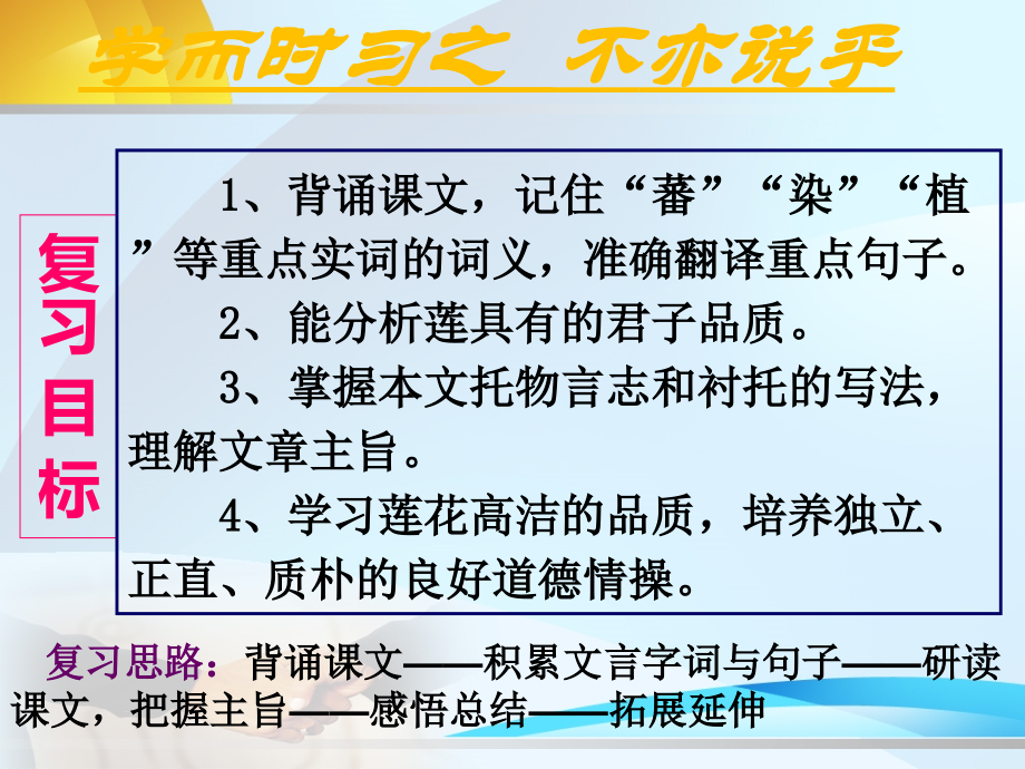 爱莲说(复习课).pptx_第2页