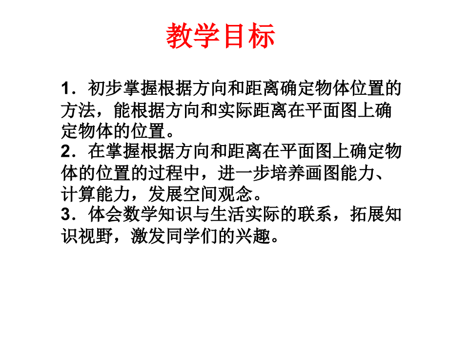 用方向和距离确定位置课件.ppt_第2页
