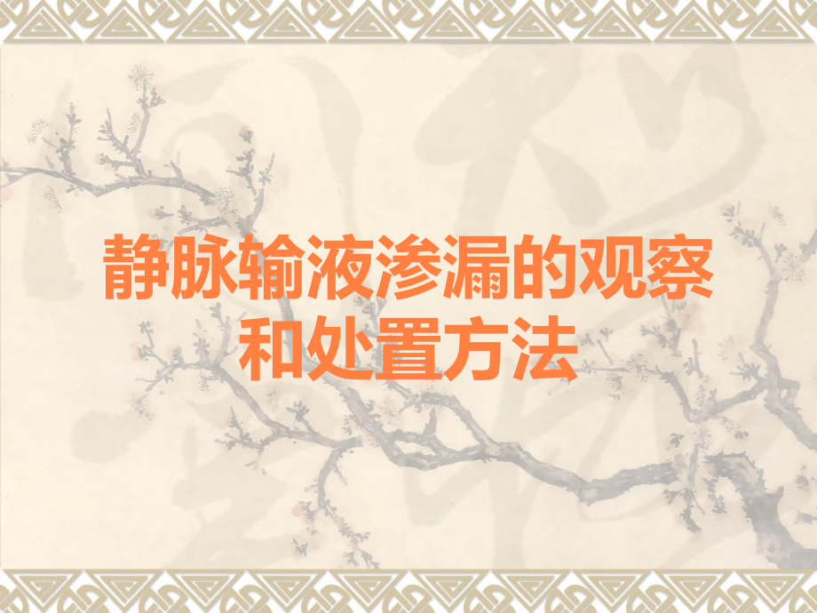 静脉输液渗漏的观察和处置方法.ppt_第1页