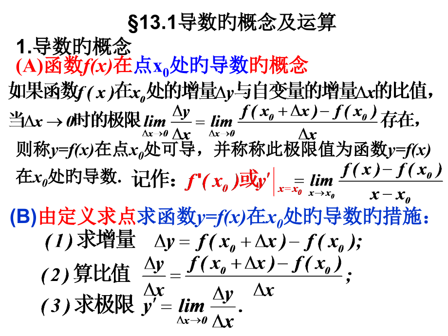 高三数学第十导数知识点填空版.pptx_第1页