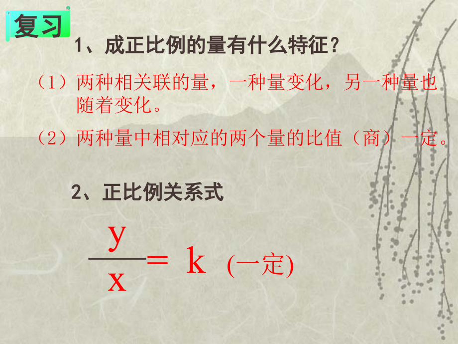 人教版六年级数学下册《成反比例的量》课件PPT_(1).ppt_第1页