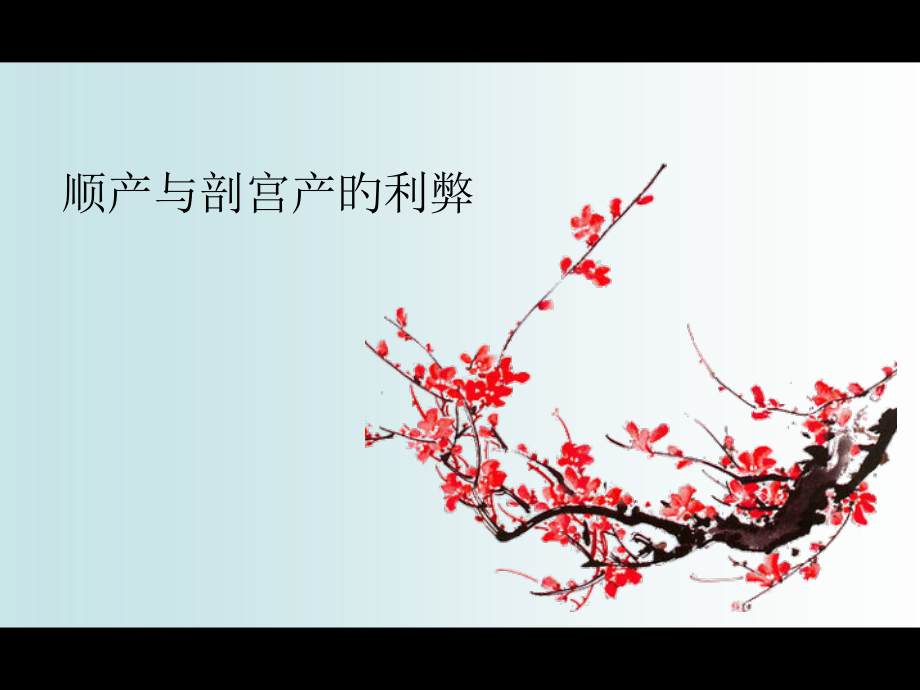 顺产和剖宫产的利弊.pptx_第1页