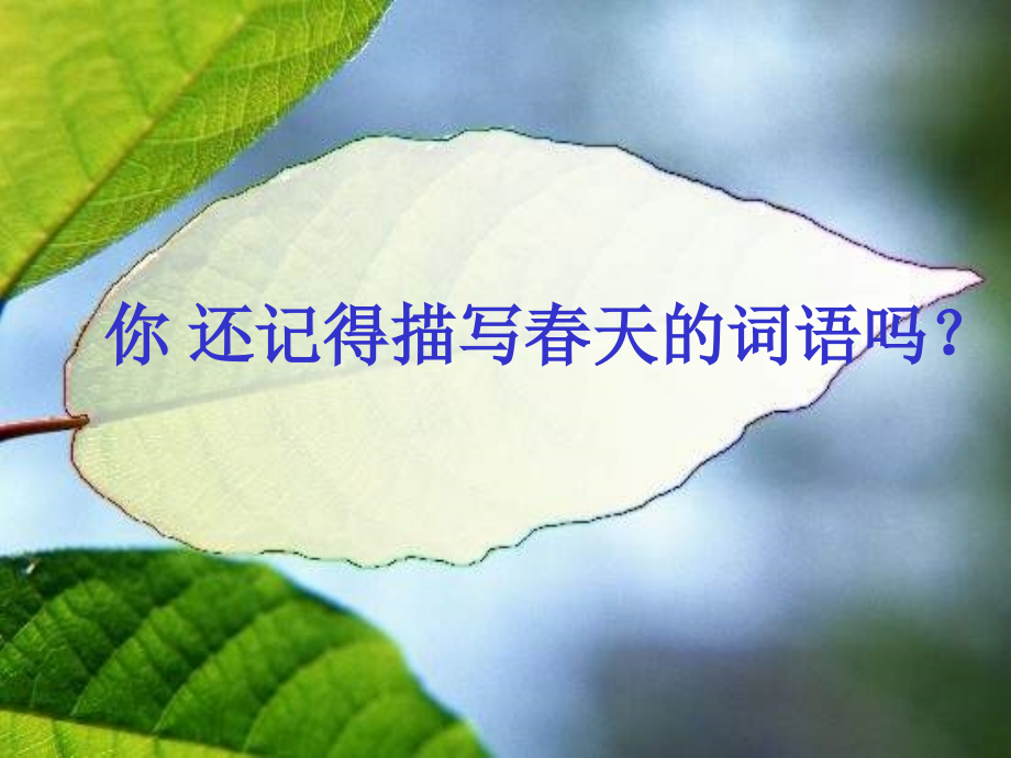 人教新课标一年级语文下册《春雨的色彩_2》PPT课件.ppt_第2页
