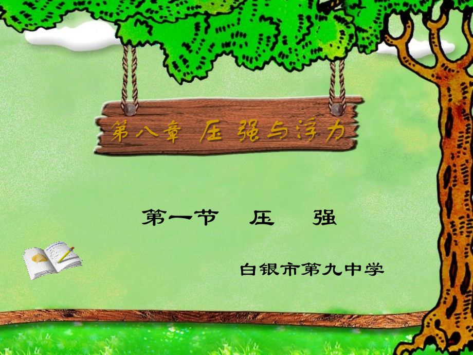 八年级《物理》第八章、第一节《压强》.ppt_第1页