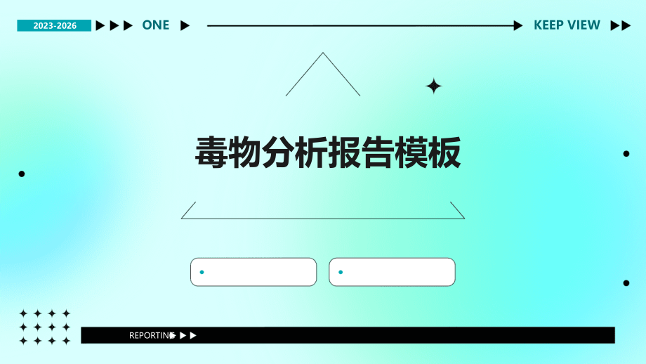 毒物分析报告模板.pptx_第1页