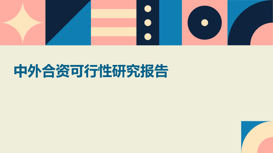 中外合资可行性研究报告.pptx_第1页
