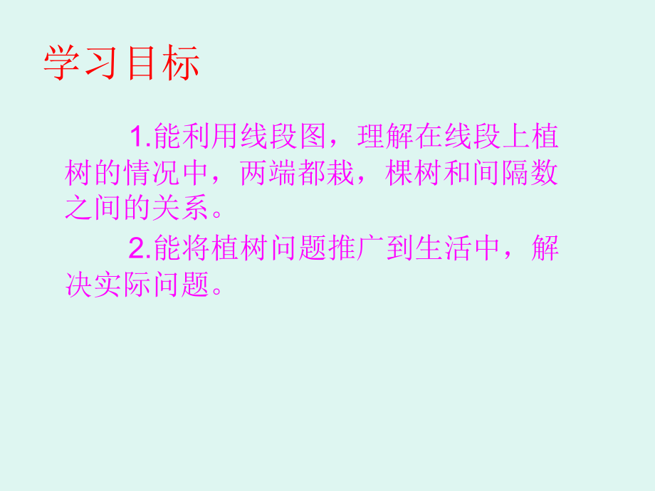 人教版四年级数学下册第八单元数学广角《植树问题_第1课时》PPT课件(修改).ppt_第2页
