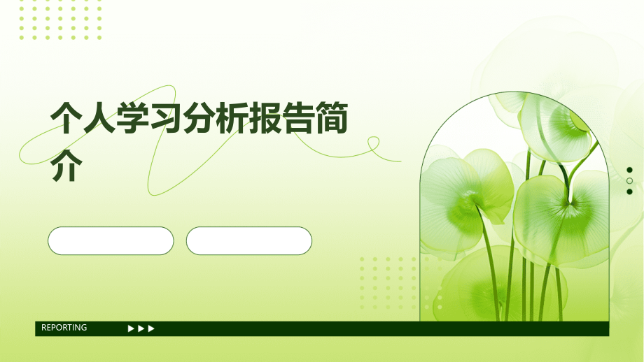个人学习分析报告简介.pptx_第1页