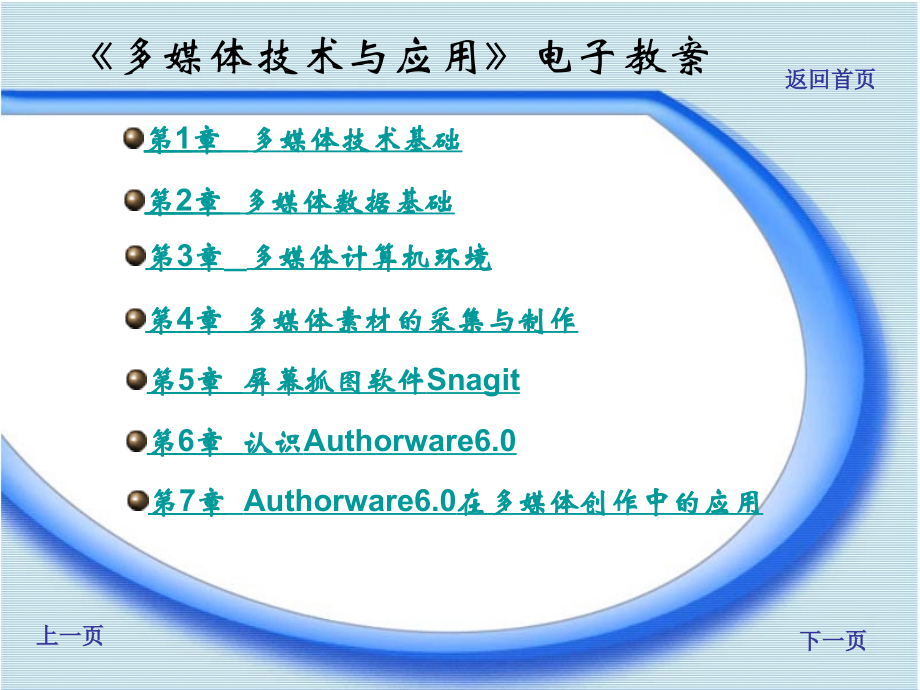 多媒体技术与应用电子教案.ppt_第2页