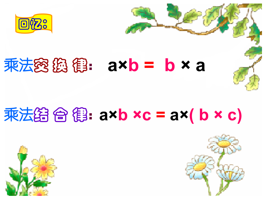 苏教版小学数学四年级下册乘法分配律.pptx_第2页