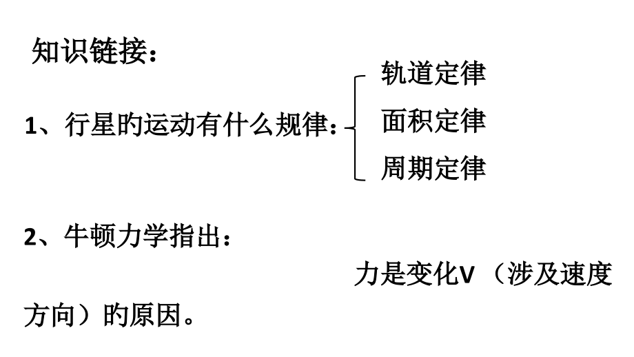 高中物理必修二-.2太阳和行星间的引力.pptx_第2页