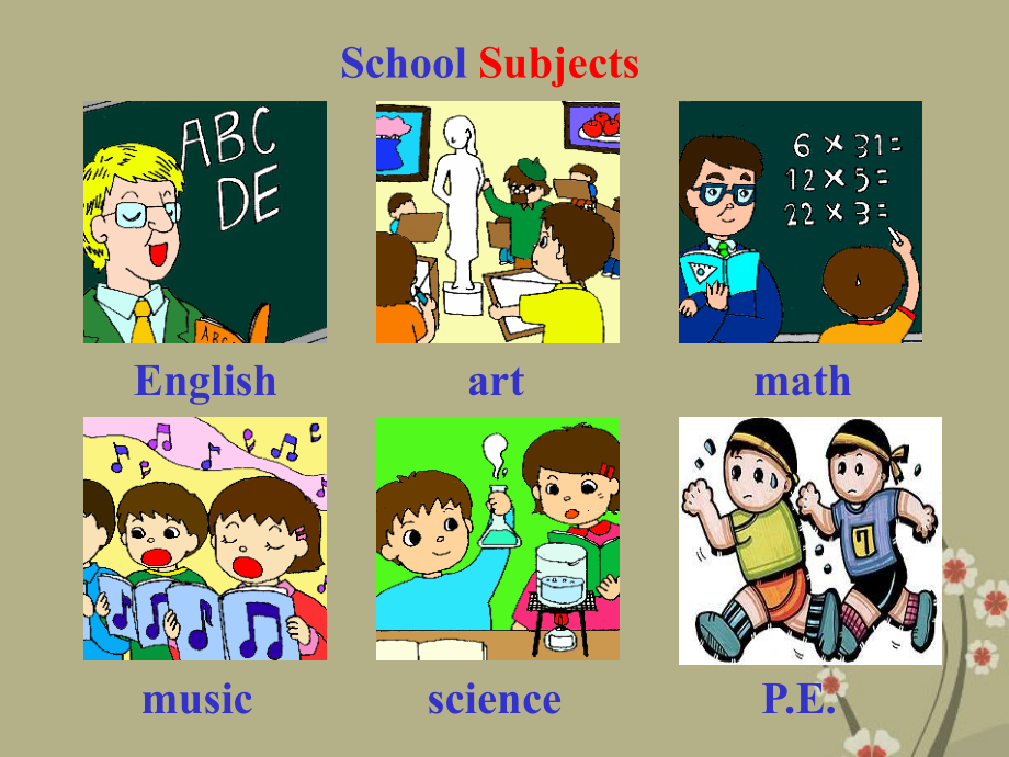 七年级英语上册_Unit9_My_favorite_subject_is_science课件_人教新目标版.ppt_第2页