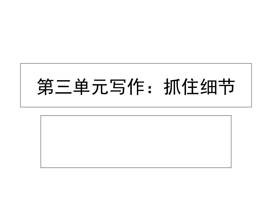 七年级下册写作：抓住细节.pptx_第1页
