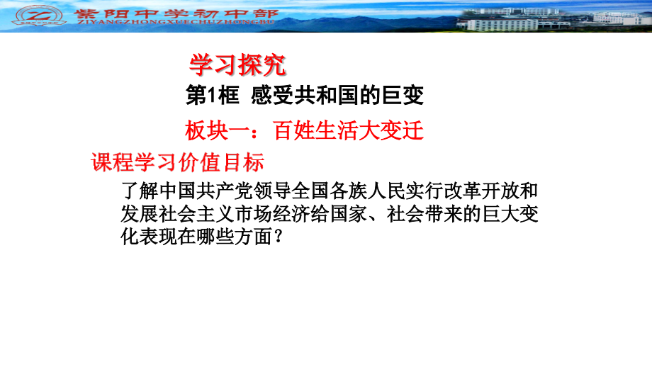 第一框题（板块一）（百姓生活大变迁）x.pptx_第2页