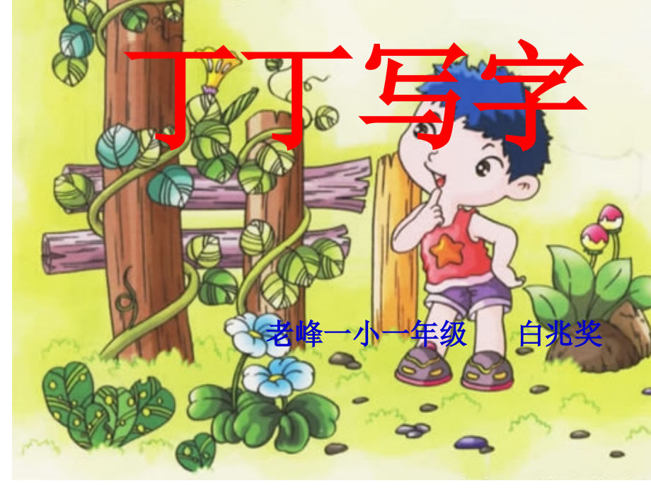 丁丁写字PPT[1].ppt_第1页