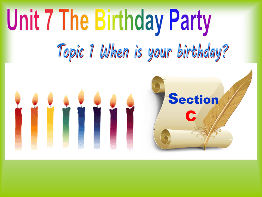 初中一年级英语课件thebirthdayparty.ppt_第1页