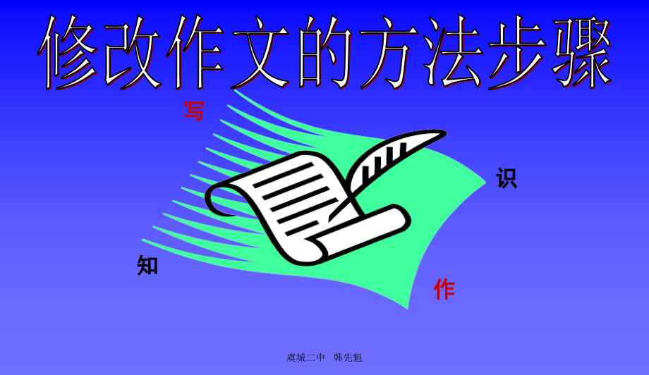 修改作文的方法和步骤.ppt_第1页