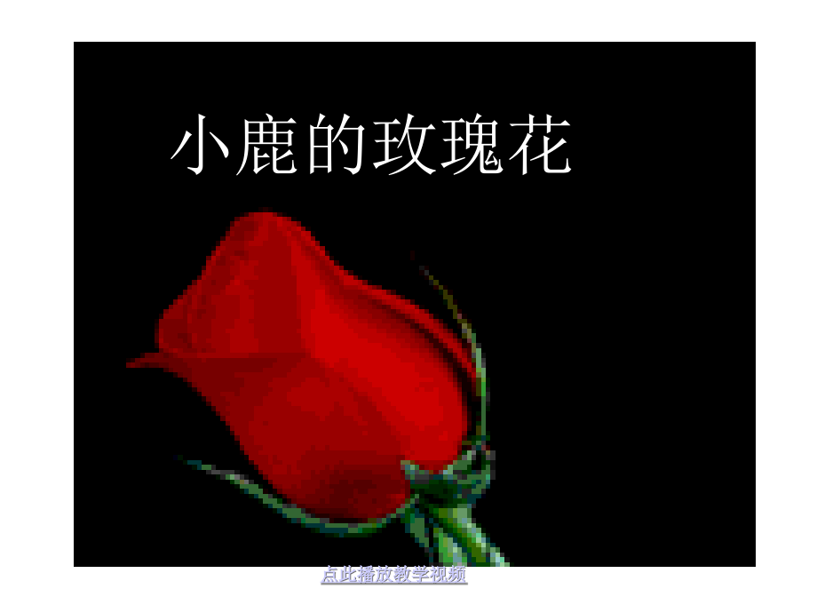 小鹿的玫瑰花4.ppt_第1页