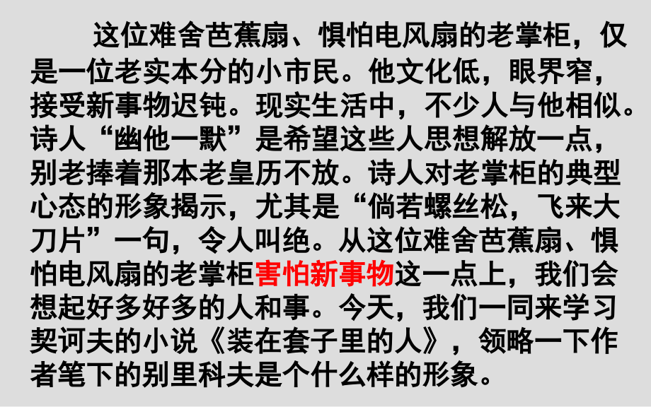 装在套子里的人（好用）.ppt_第2页