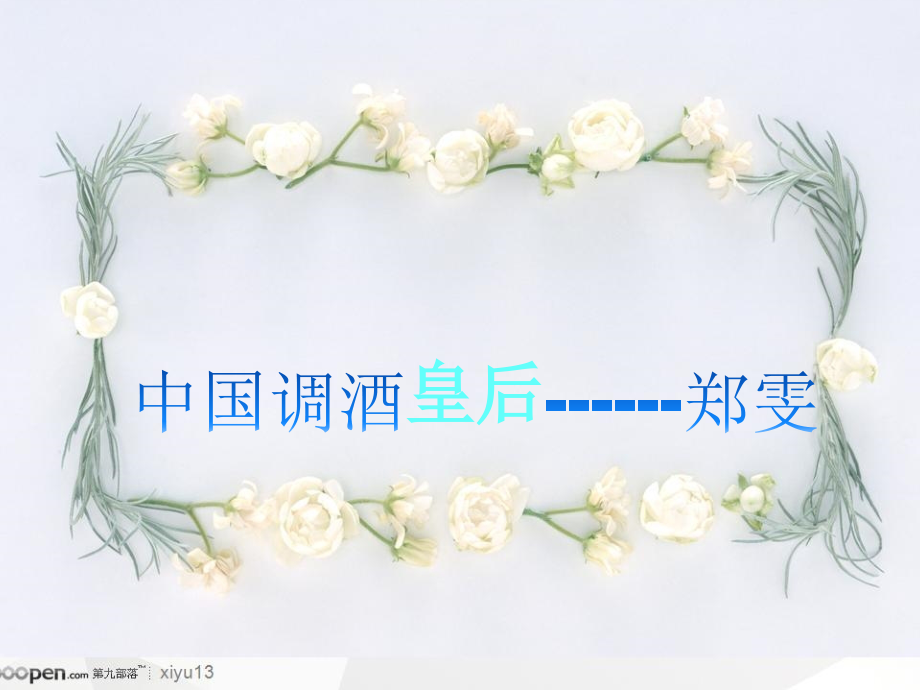 中国调酒王后——郑雯.ppt_第1页