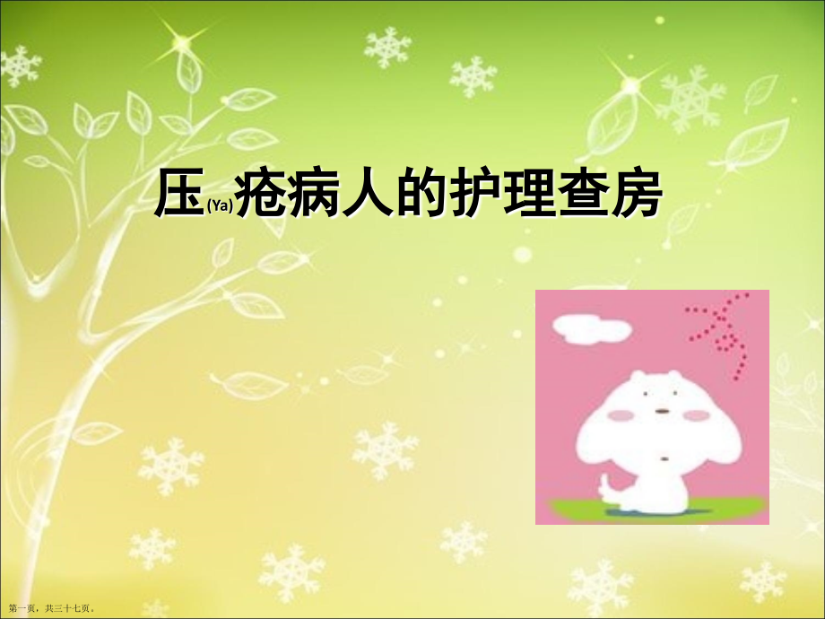 压疮病人的护理与防护.pptx_第1页