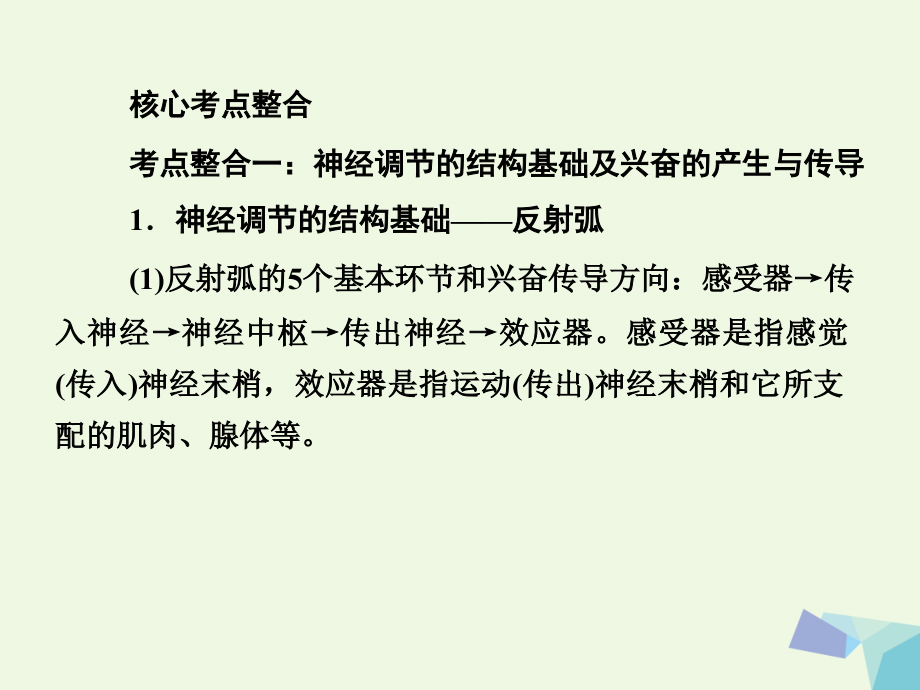 临门一脚高考生物三轮考前重点专题突破专题二动物和人体生命活动的调节课件.ppt_第2页