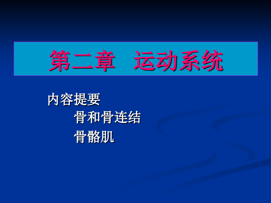 第二章运动系统(全章).ppt_第1页