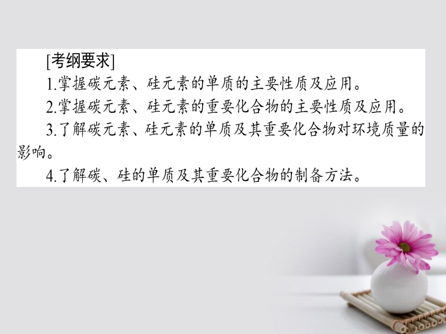全程复习构想2018高考化学一轮复习第四章非金属及其化合物1碳硅及其重要化合物课件.ppt_第2页