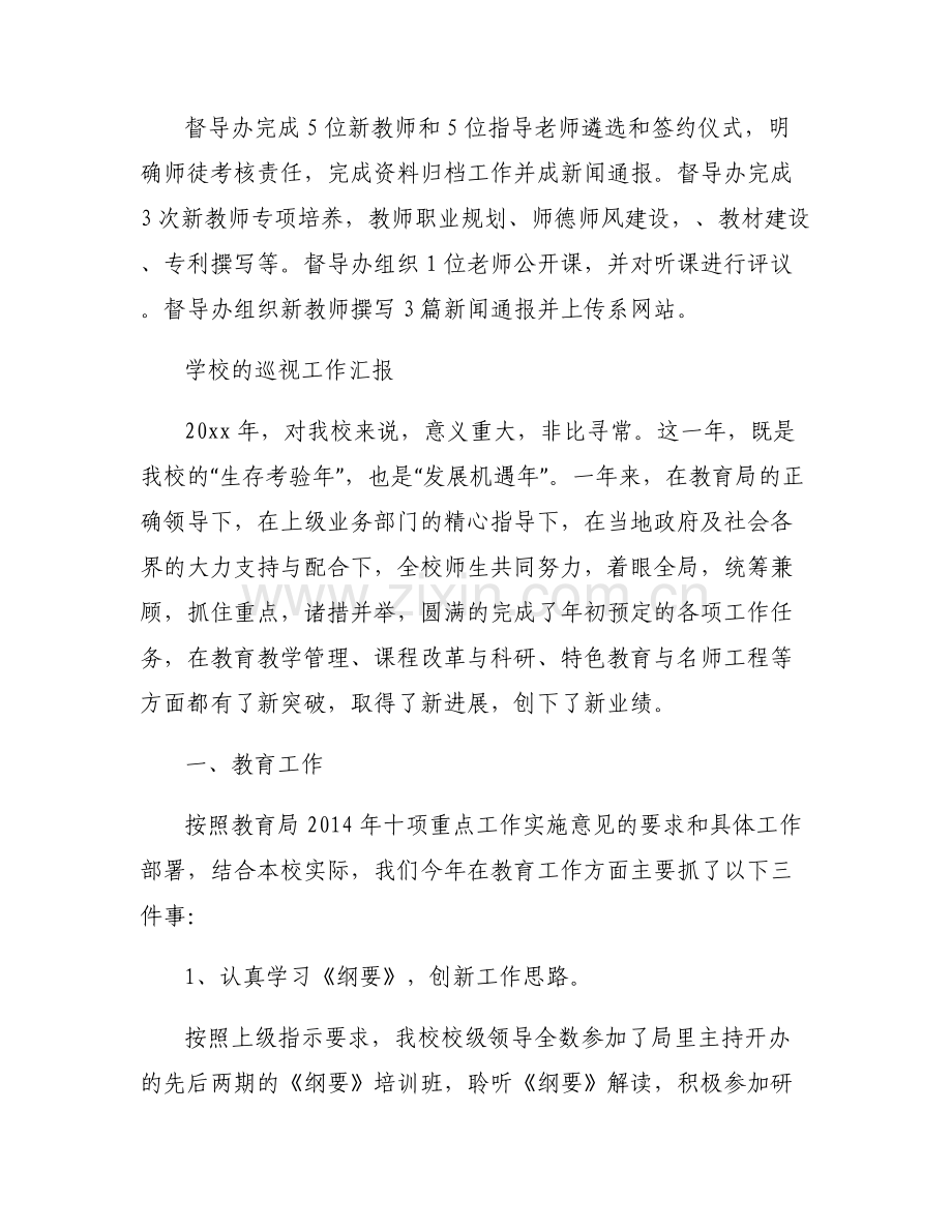 学校的巡视工作汇报.pdf_第2页