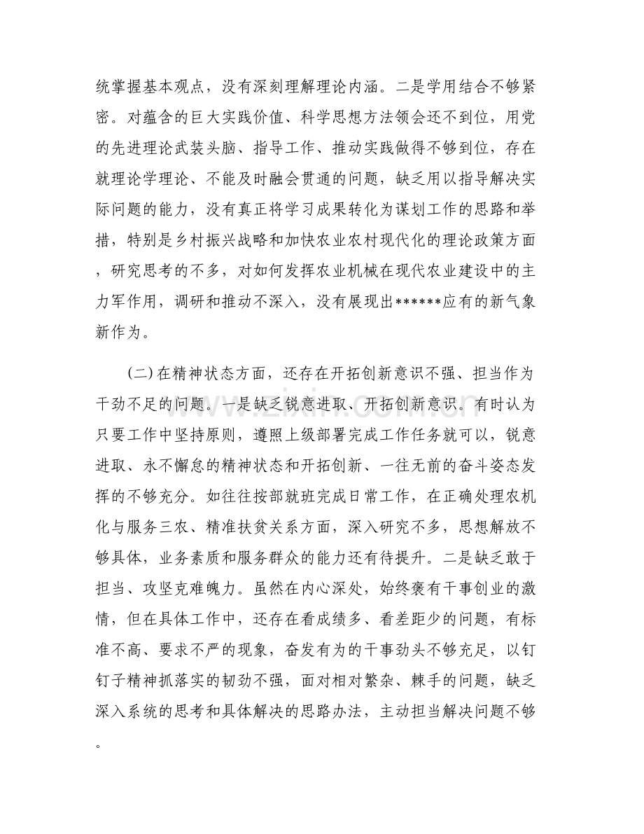 对党忠诚两个维护方面的问题表现及整改措施范文(3篇).pdf_第2页