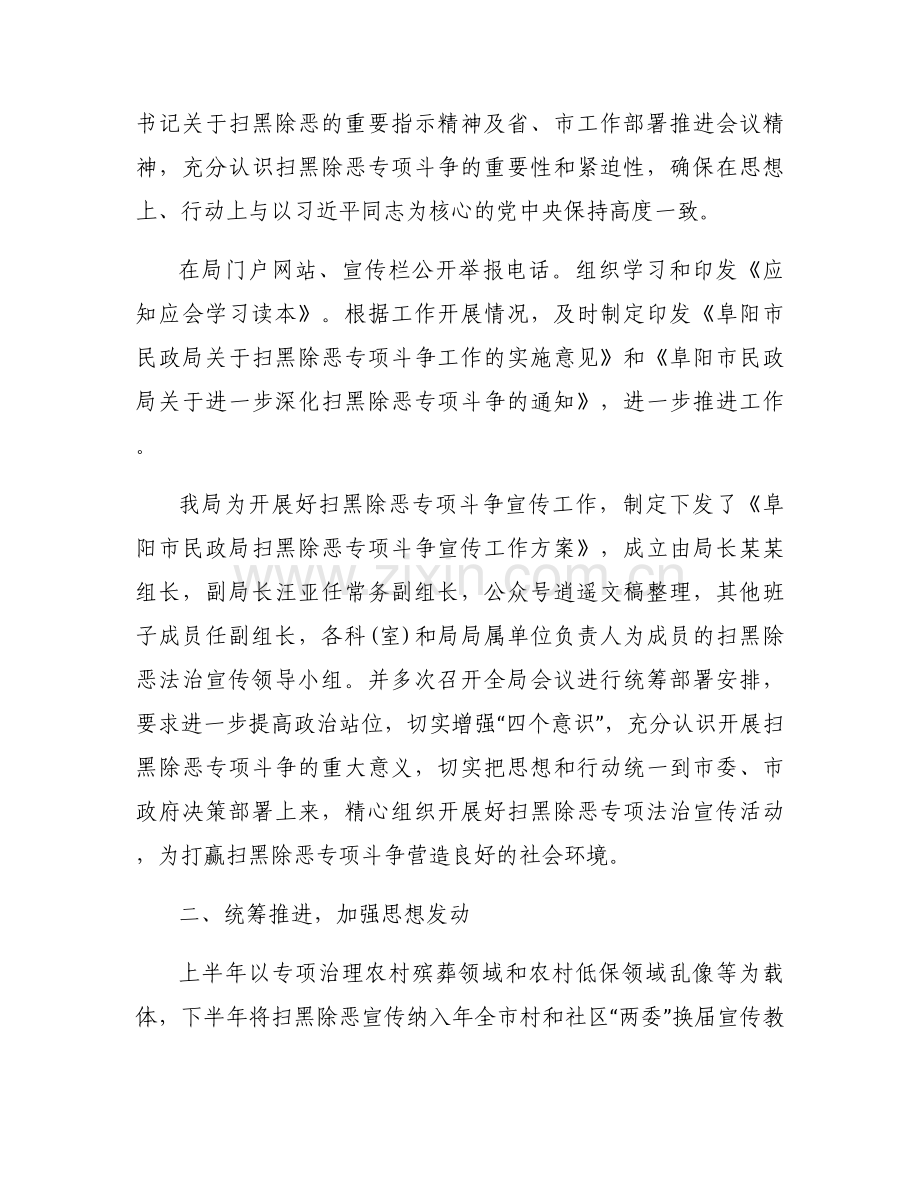 扫黑工作月小结范文(通用6篇).docx_第2页