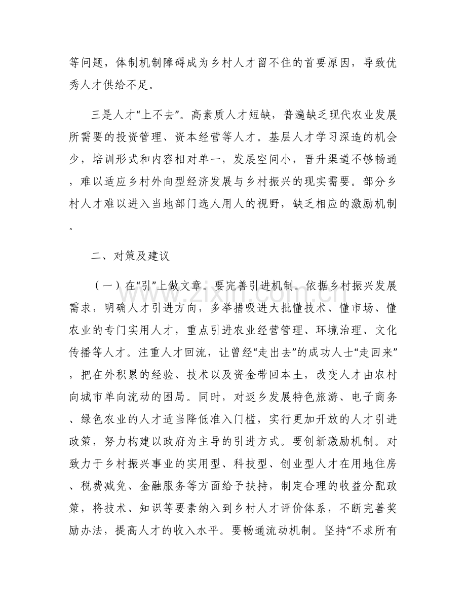 平困地区乡村振兴存在的问题【6篇】.docx_第2页