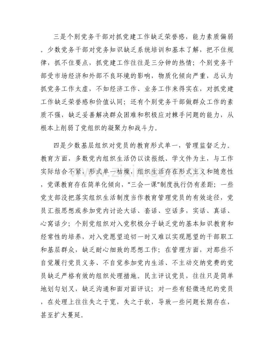 局党组存在问题范文(通用6篇).docx_第2页