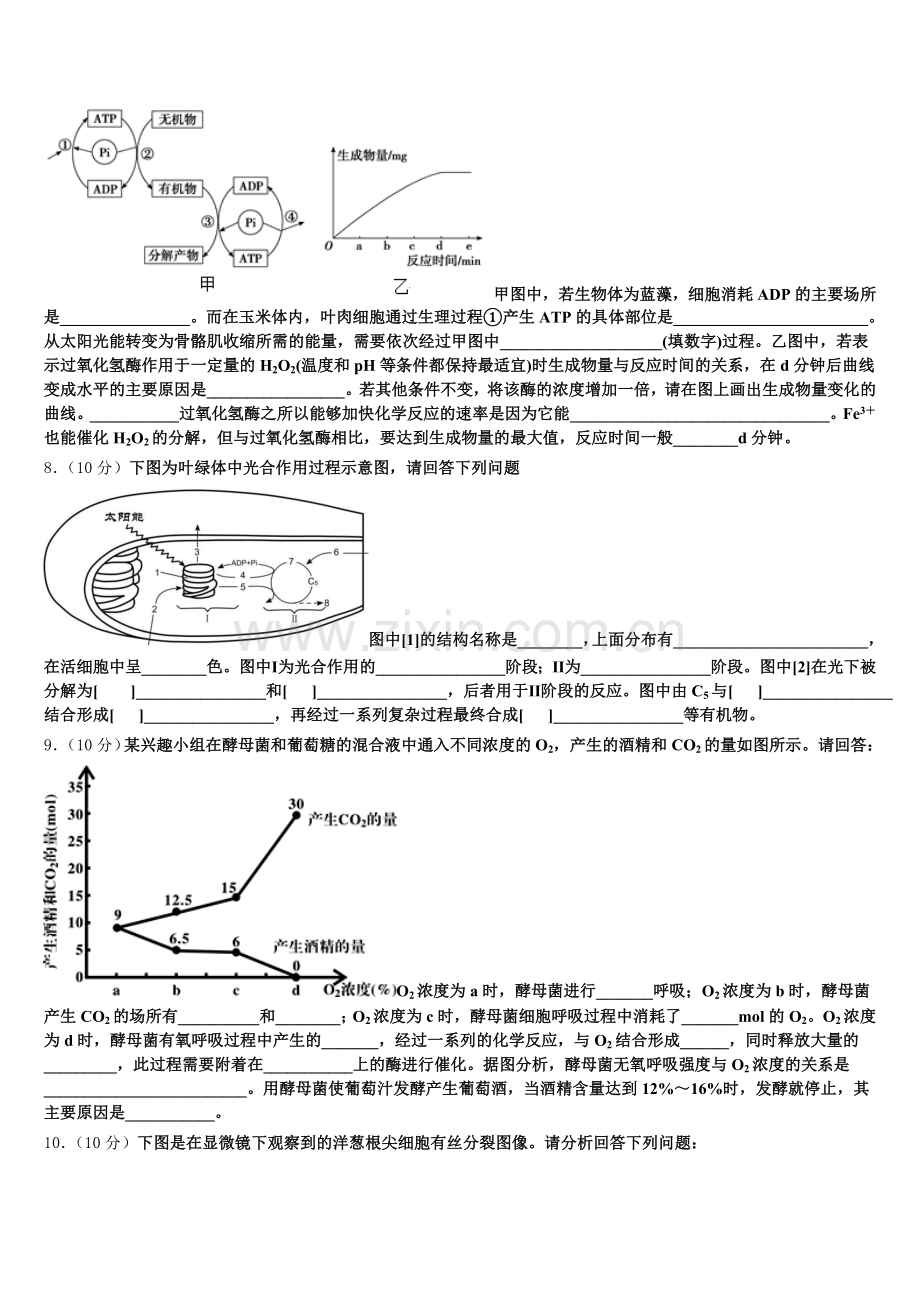 2025年山东省菏泽市23校联考高一生物第一学期期末监测试题含解析.doc_第2页