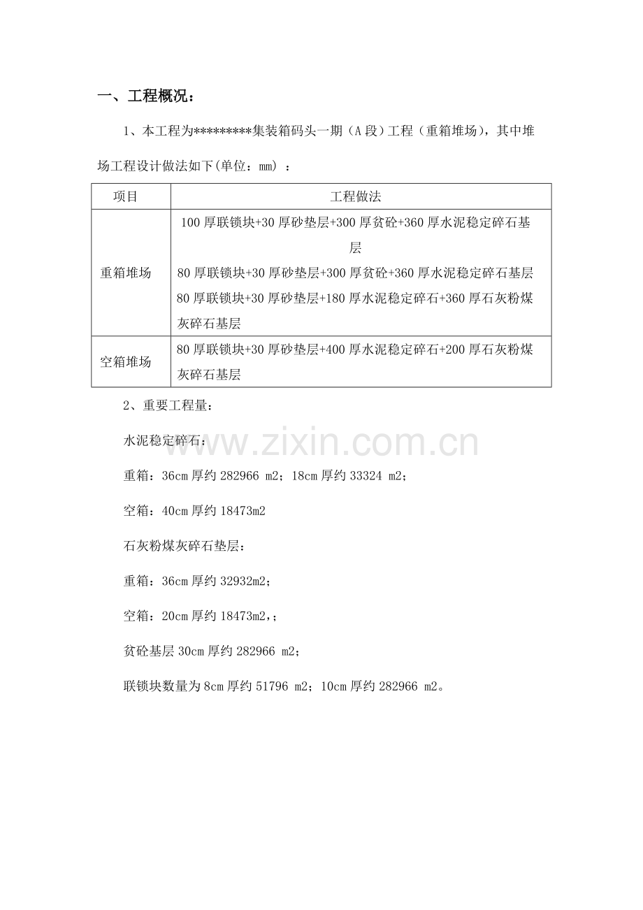 高强度混凝土联锁块施工优秀经典技术标汇总.doc_第1页