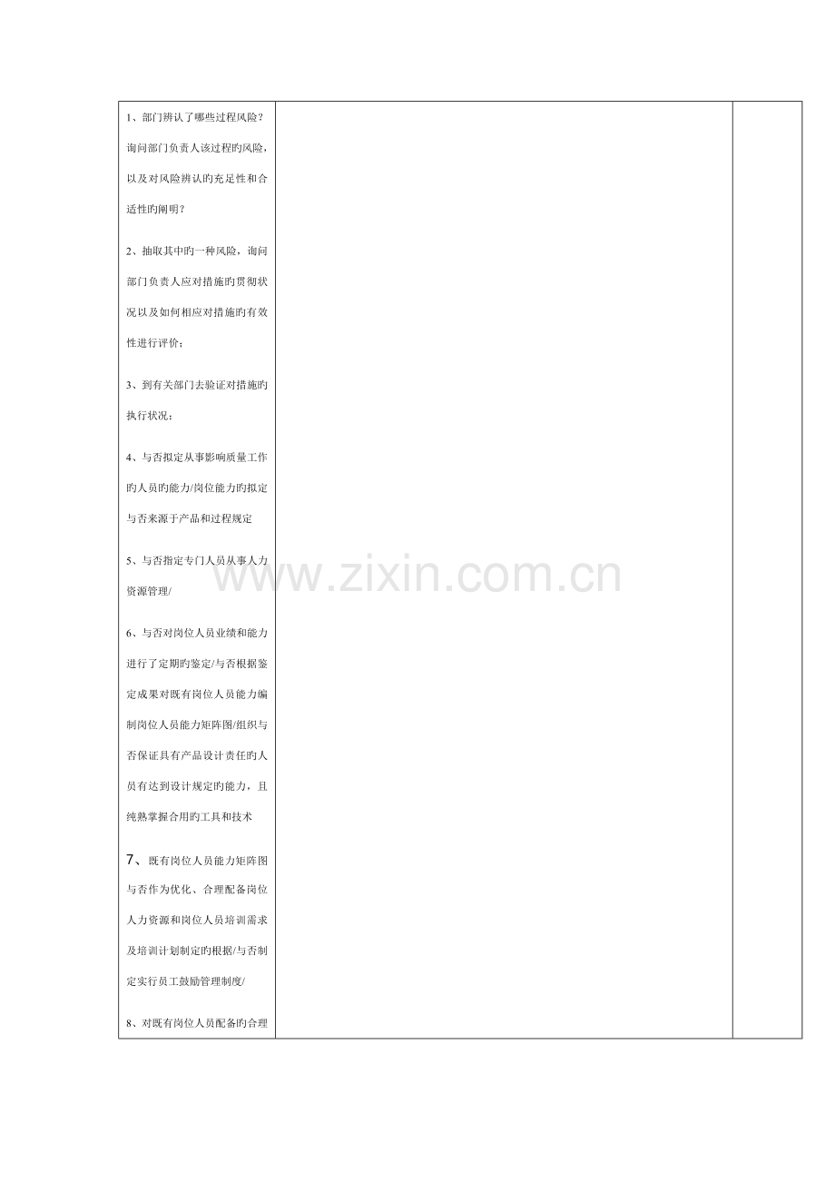 管理体系内审检查表(人力资源、成文信息、沟通.docx_第2页