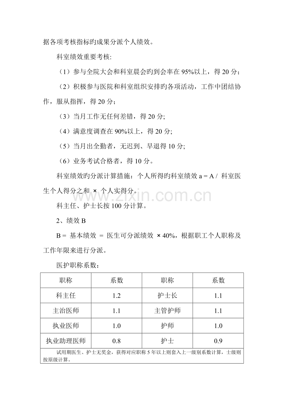 普外科医生绩效工资二次分配方案.docx_第2页