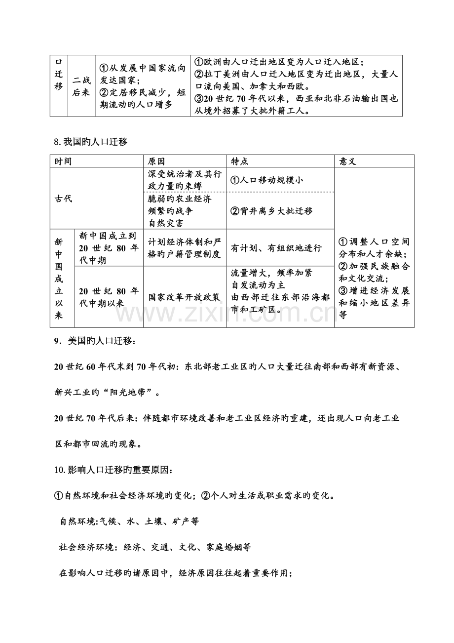 2023年高二地理人教版必修二基础知识点总结.doc_第2页