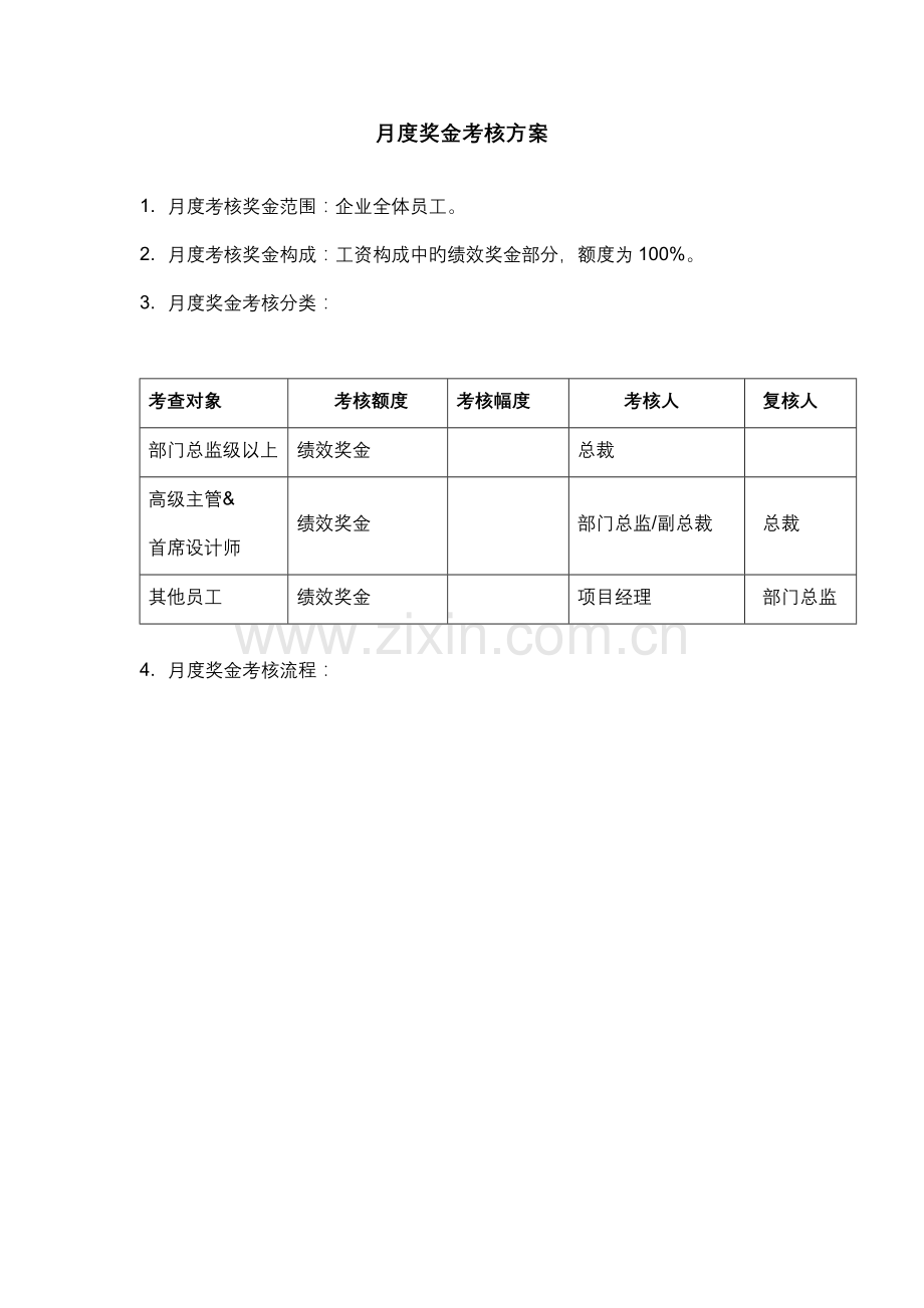 月度绩效考核方案.docx_第1页