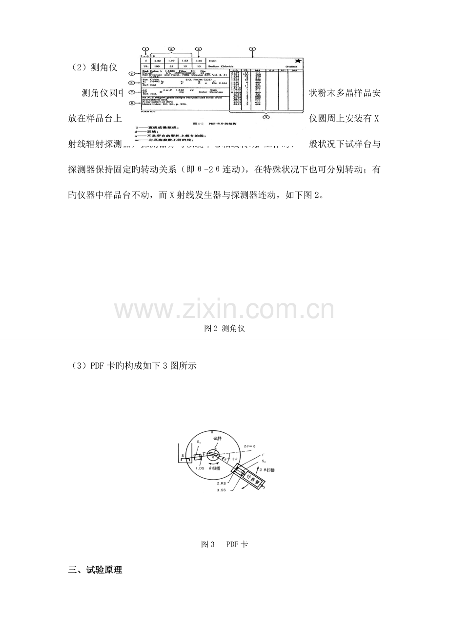 2023年X射线衍射实验报告.doc_第2页
