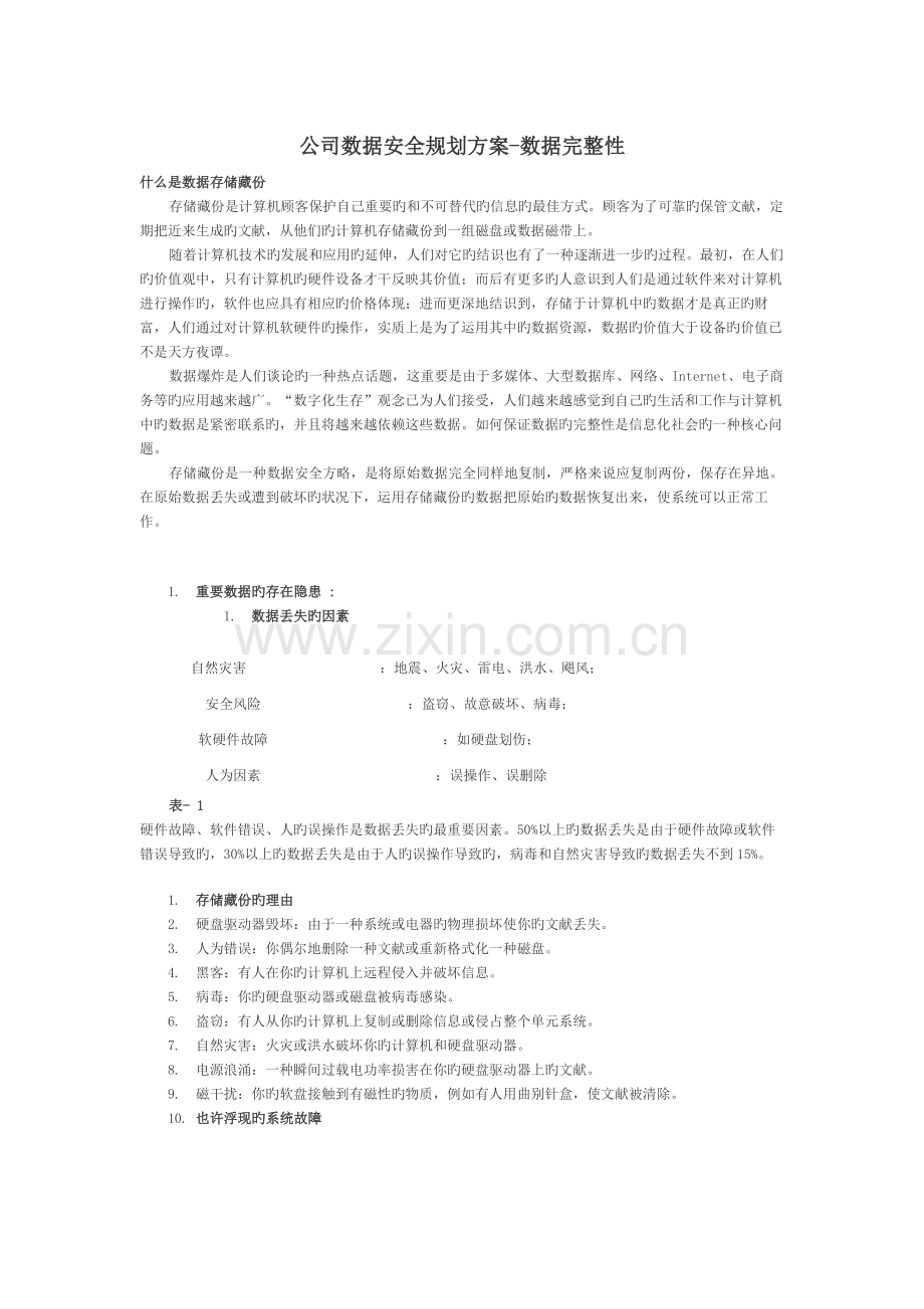 企业数据安全规划方案.docx_第1页
