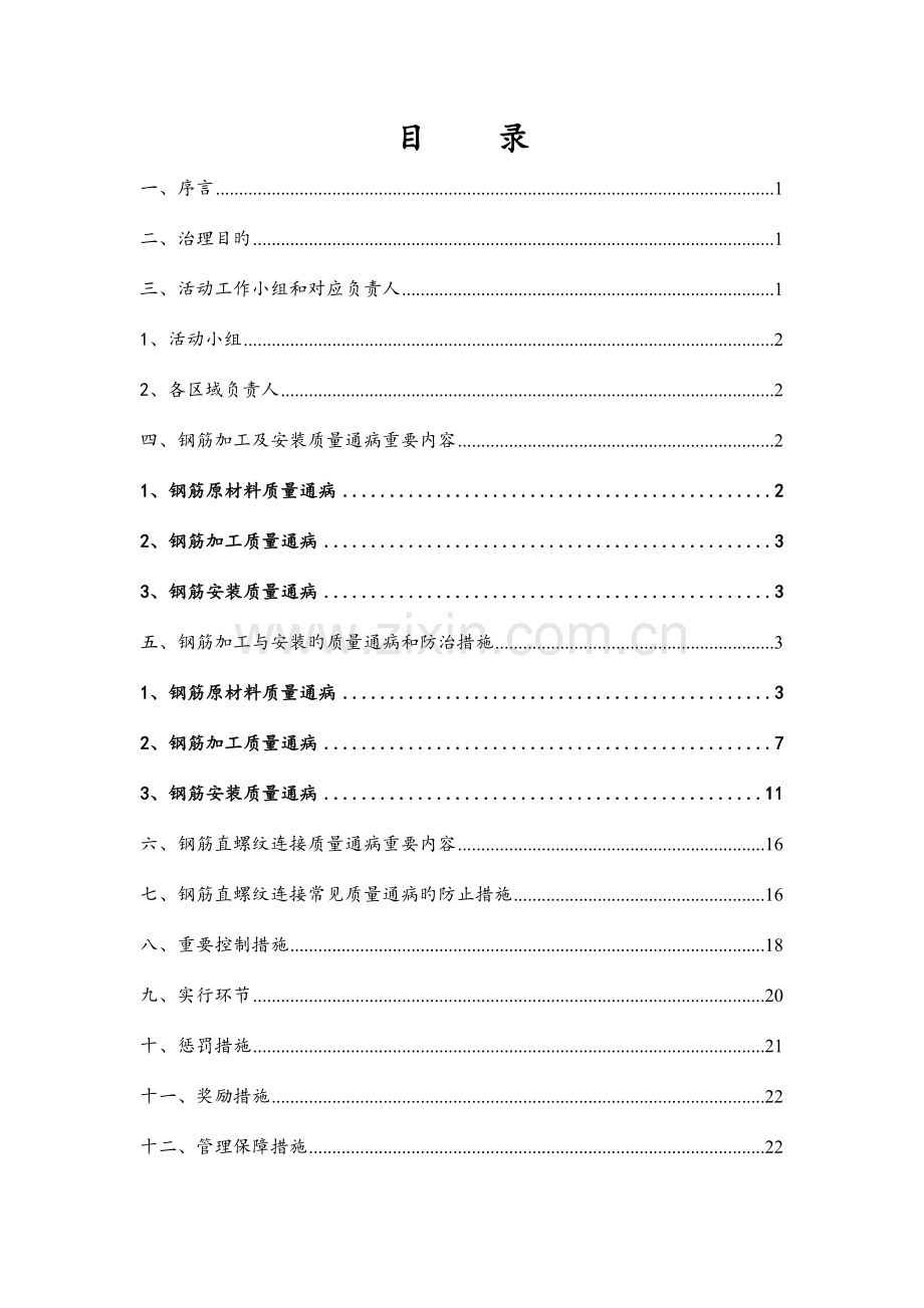 钢筋加工及安装质量通病及治理活动实施方案.doc_第2页